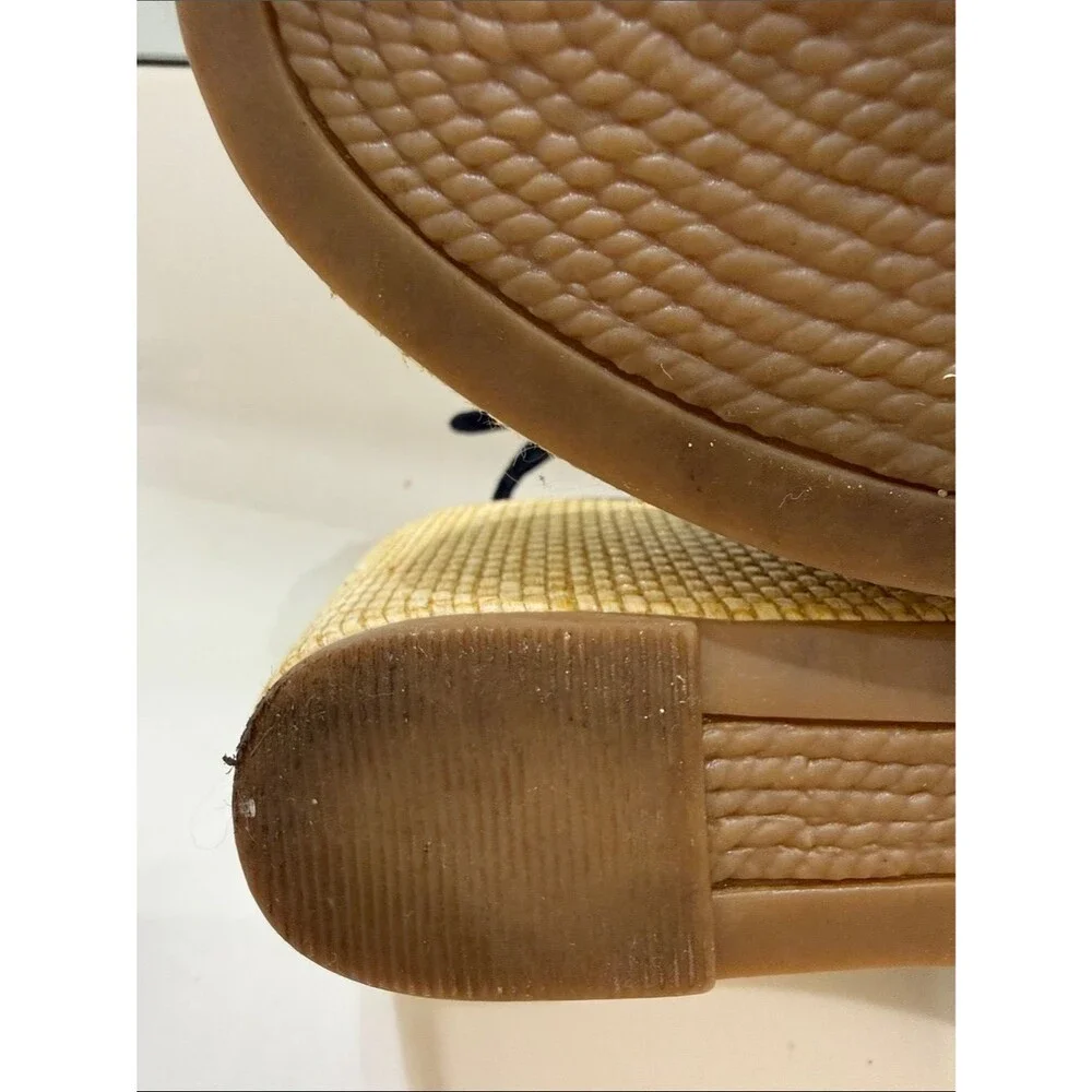 Tommy Hilfiger Blue Espadrilles Wedge  Elba Sling Back Wedge Heel size 6.5
